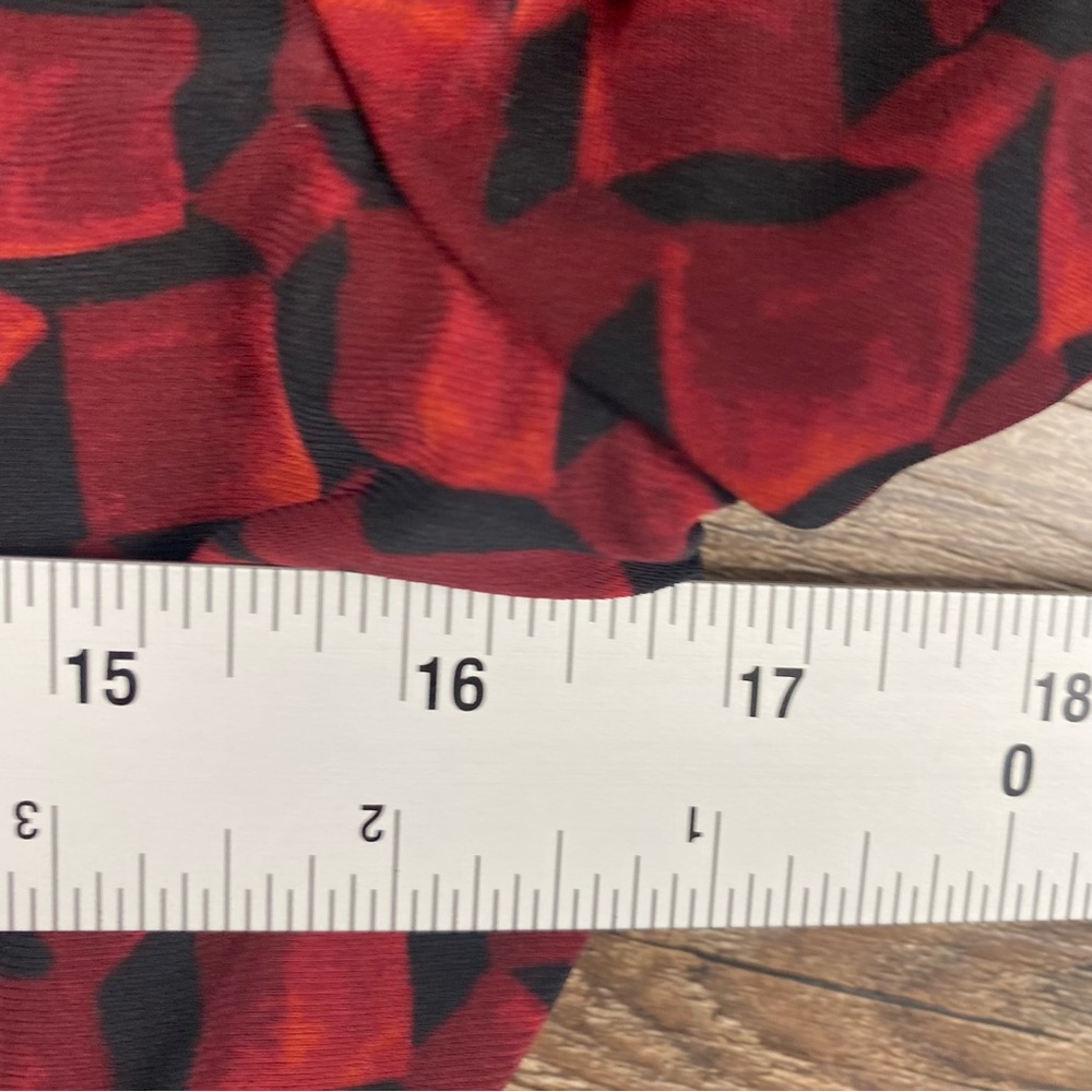Patterned Red Dress - Picture 8 of 11